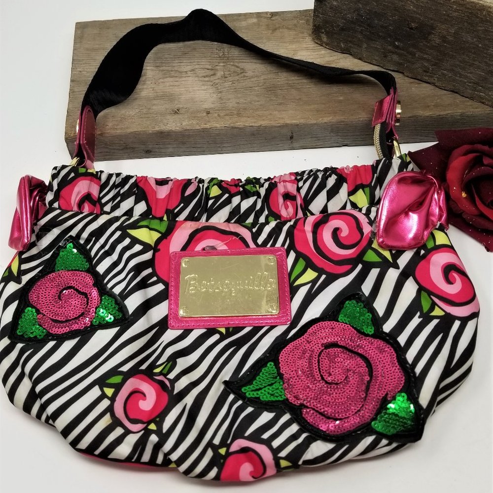 Betseyville Red Rose Purse Handbag Bows too